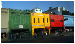 Colorful buildings in S&atilde;o Paulo.