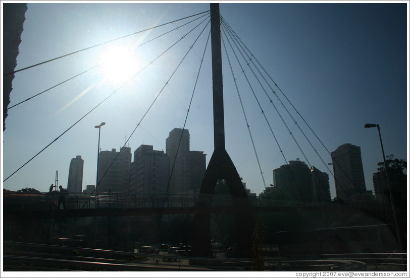 Bridge in S&atilde;o Paulo.