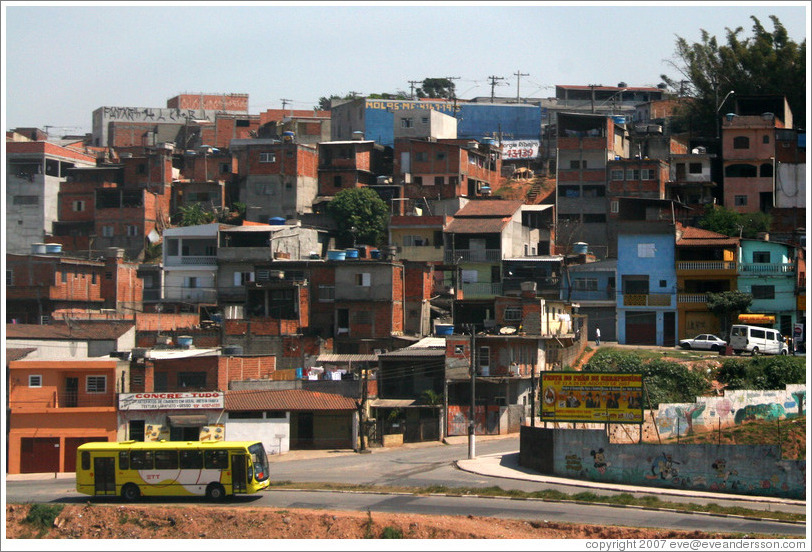 Favela near S&atilde;o Paulo.