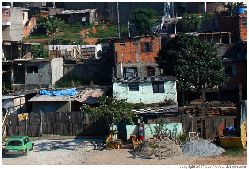 Favela near S&atilde;o Paulo.