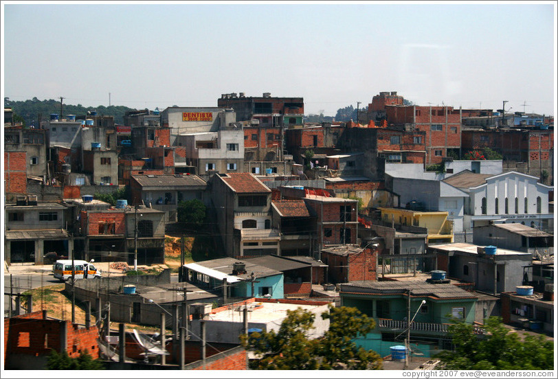 Favela near S&atilde;o Paulo.