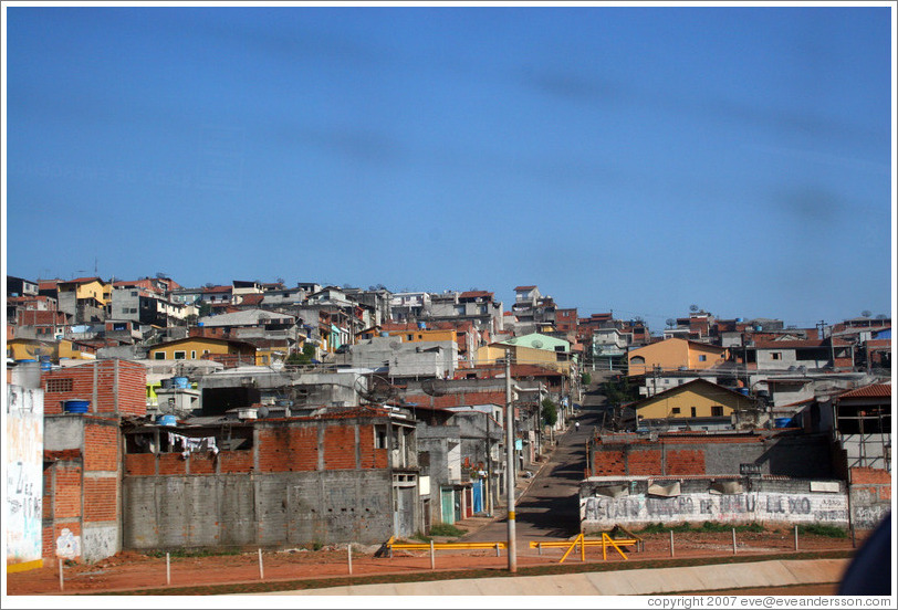 Favela near S&atilde;o Paulo.
