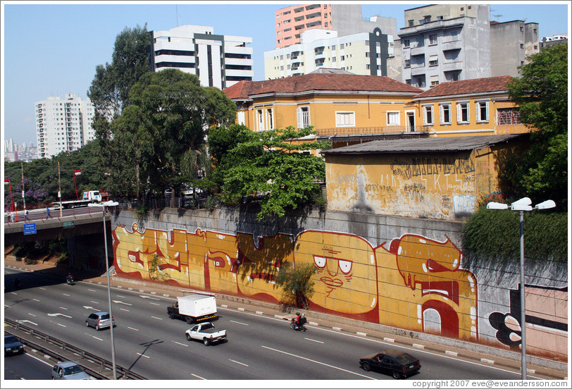 Graffiti in S&atilde;o Paulo.