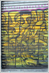 Graffiti: many faces.  Villa Magdalenda neighborhood.  Rua Cardeal Arcoverde.