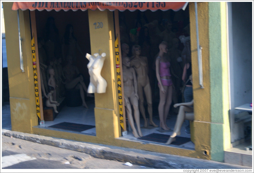 Mannequin store.