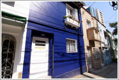 Blue house.  Rua Artur de Azevedo near Rua Joaquim Antunes.  Villa Magdalena neighborhood.