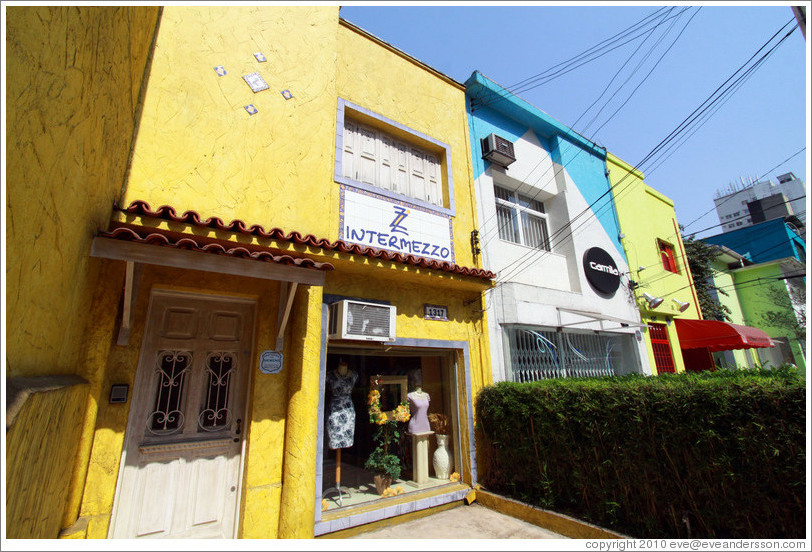 Shops.  Rua Artur de Azevedo.  Villa Magdalena neighborhood.