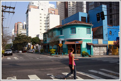 Rua Cardeal Arcoverde.  Villa Magdalena neighborhood.
