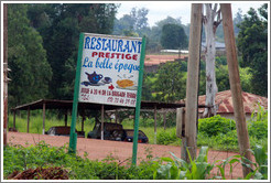 Restaurant Prestige sign.