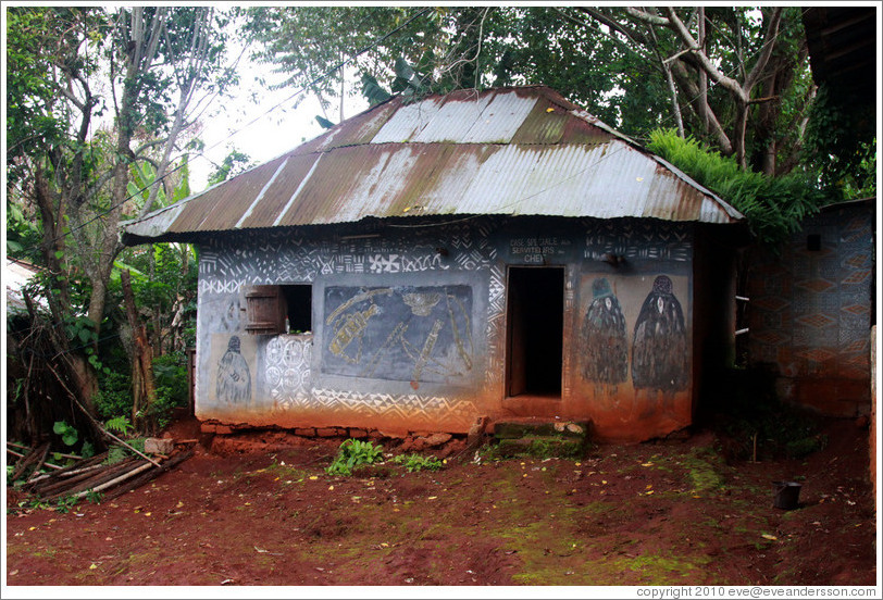 Building in a tribal compound.