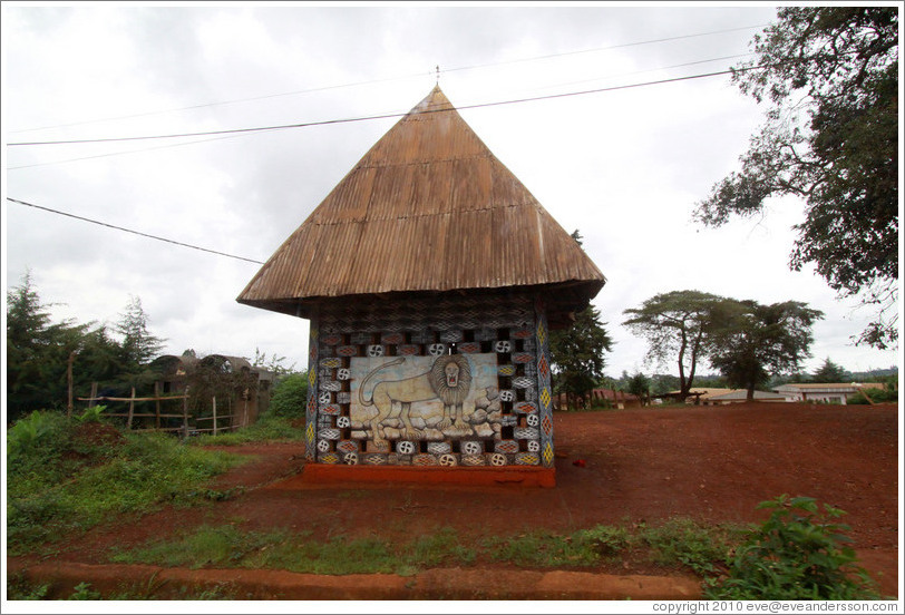 Building in a tribal compound.