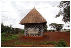 Building in a tribal compound.