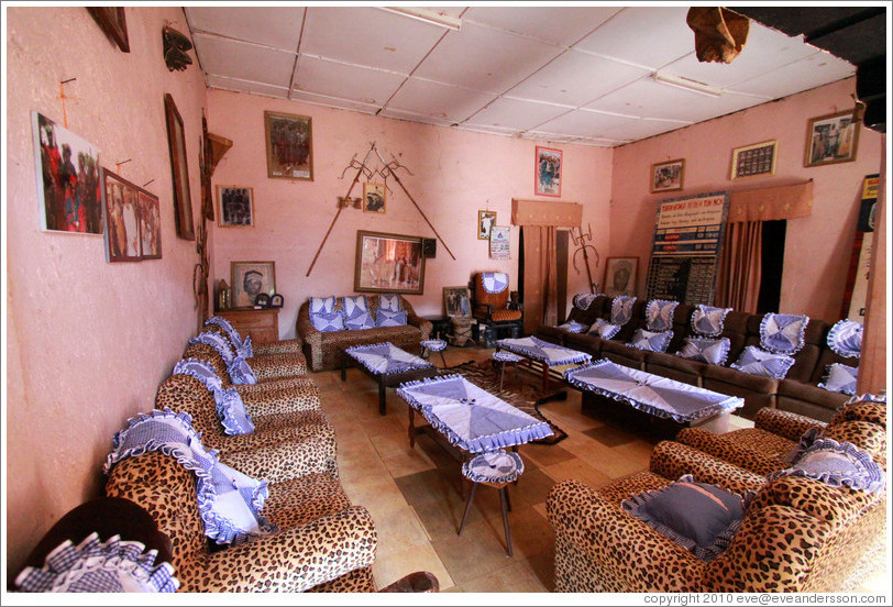 Sitting room, tribal compound.