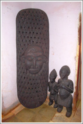 Wood carvings.