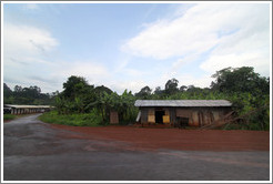 Building at the side of Route N5.