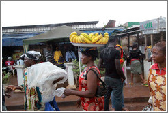 Banana vendors on Route N5.