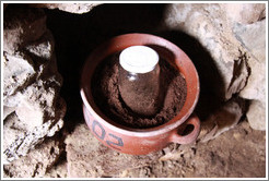 Compost used as crop fertilizer.  Emiliana Vineyards.