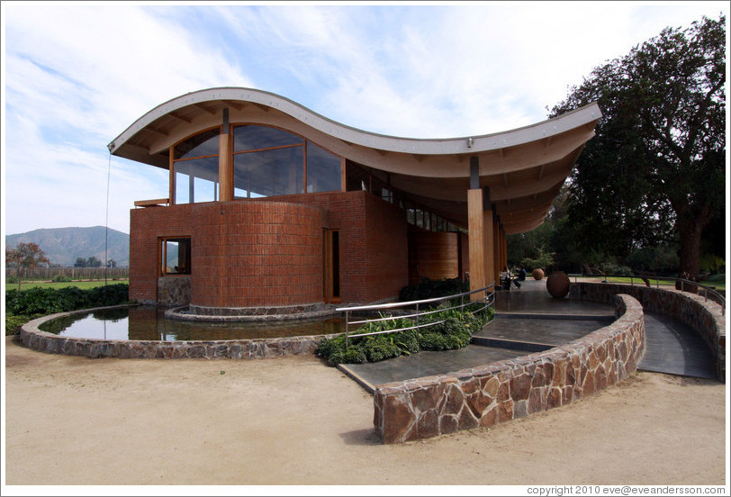 Tasting room.  Emiliana Vineyards.