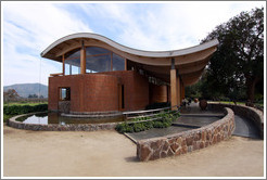 Tasting room.  Emiliana Vineyards.