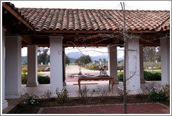 Courtyard, Casas del Bosque.