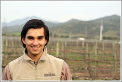 Daniel, tour guide, Casas del Bosque.