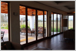 View to patio, Casas del Bosque.