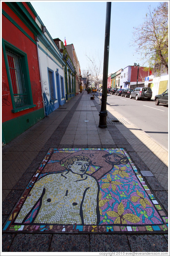 La Fortuna de Encontrarte, a mosaic by Susana Larra? Antonia L? de Bello, Bellavista.