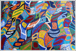 Universo Num?co, a mosaic by Ximena Mandiola, Antonia L? de Bello, Bellavista.