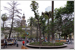 Plaza de Armas, Santiago's central square.