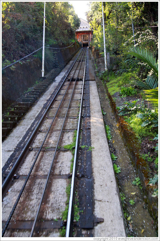 Funicular tracks, Cerro San Crist?.