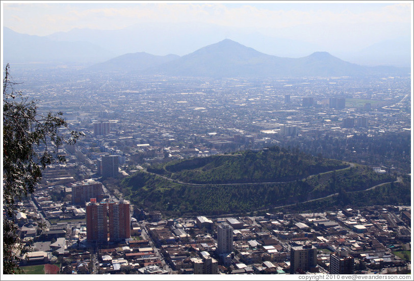 View of Santiago from Cerro San Crist?.