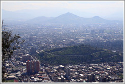 View of Santiago from Cerro San Crist?.