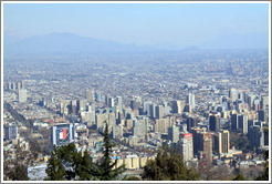 View of Santiago from Cerro San Crist?.