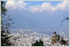 View of Santiago from Cerro San Crist?.