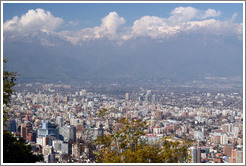 View of Santiago from Cerro San Crist?.