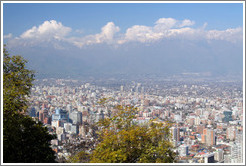 View of Santiago from Cerro San Crist?.