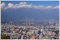 View of Santiago from Cerro San Crist?.