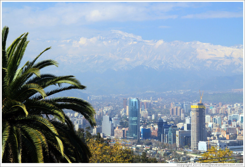 View of Santiago from Cerro San Crist?.