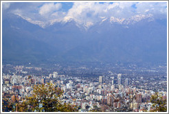 View of Santiago from Cerro San Crist?.