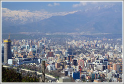 View of Santiago from Cerro San Crist?.