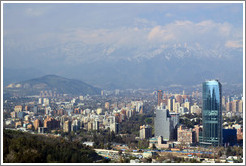 View of Santiago from Cerro San Crist?.