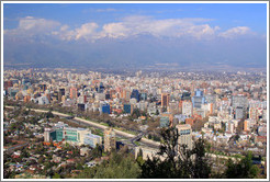 View of Santiago from Cerro San Crist?.