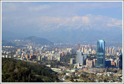 View of Santiago from Cerro San Crist?.