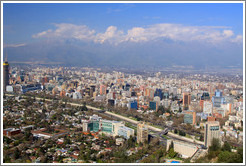 View of Santiago from Cerro San Crist?.