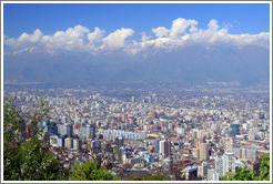 View of Santiago from Cerro San Crist?.