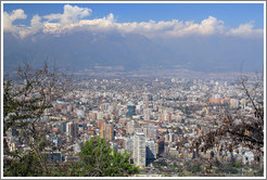 View of Santiago from Cerro San Crist?.