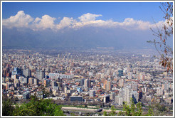 View of Santiago from Cerro San Crist?.