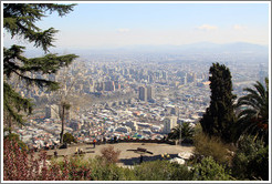 View of Santiago from Cerro San Crist?.