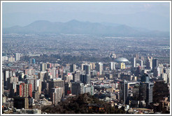 View of Santiago from Cerro San Crist?.