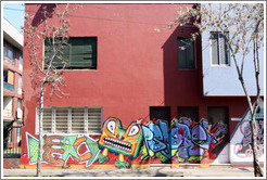 Graffiti, corner of Pur?ma and Dardignac, Bellavista neighborhood